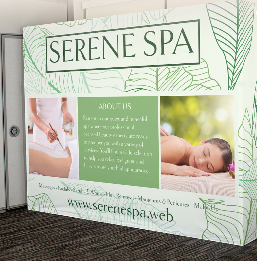 pop up display B2B print materials B2B print material
